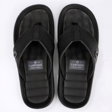 Chinelo Cartago Fiji IV Masculino - Preto e Cinza