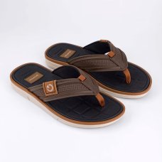 Chinelo Cartago Lyon 2 Masculino - Marrom e Preto