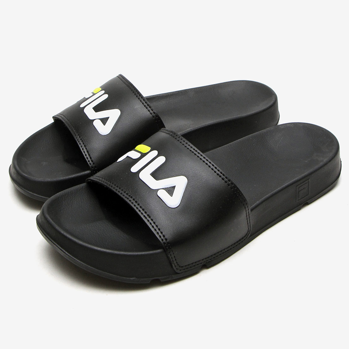 Chinelo Slide Fila Drifter Basic Masculino Preto e Verde Compre