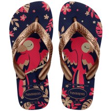 Chinelo Infantil Havaianas Kids Top Pets Feminino - Marinho