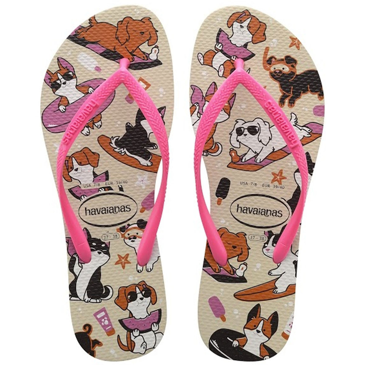 chinelo havaianas feminino rosa