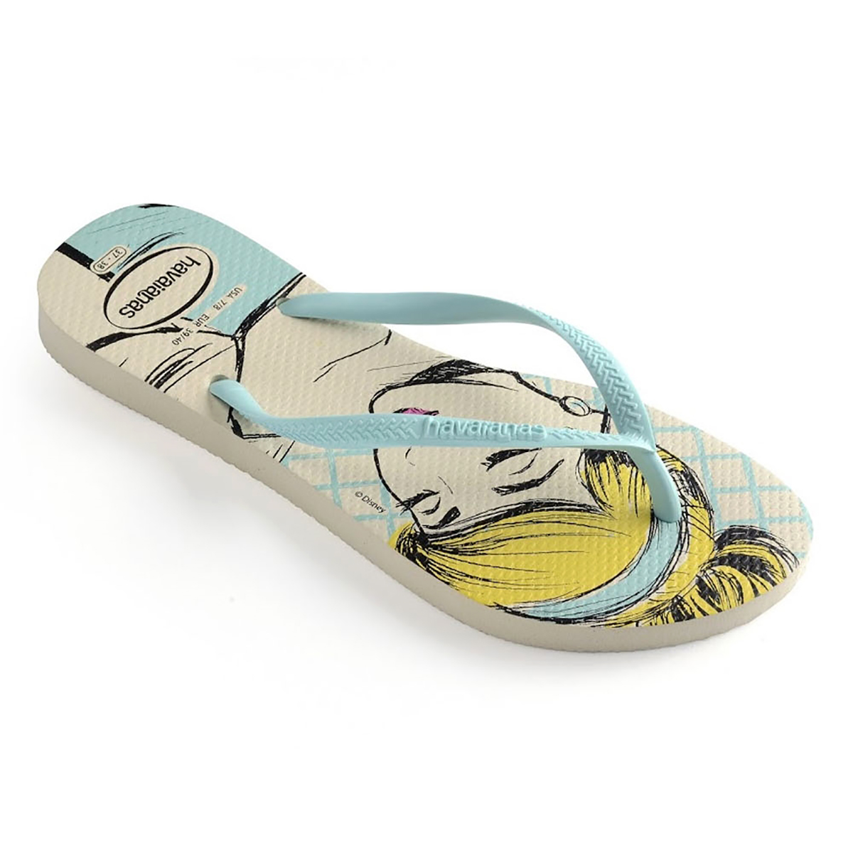 chinelo havaianas feminino princesas