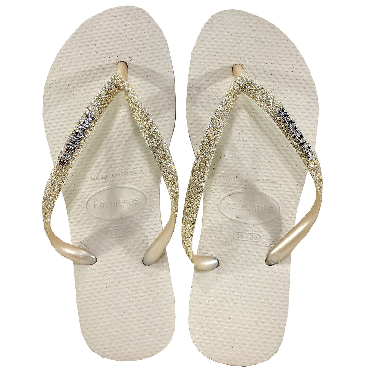 multi glitter havaianas