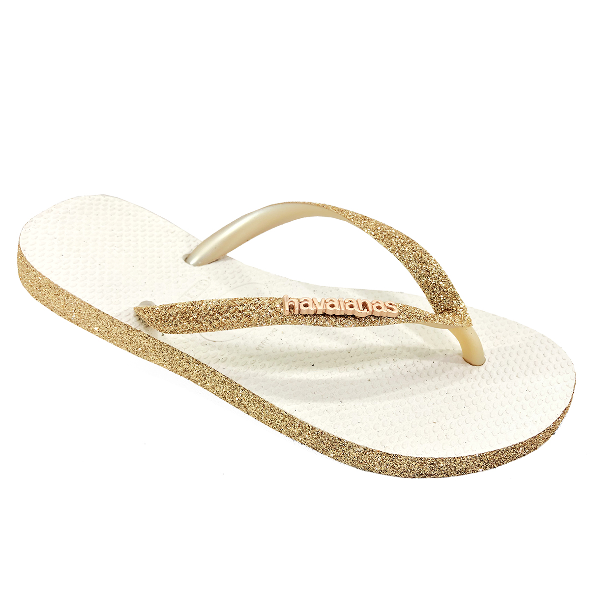 chinelo havaianas feminino com brilho