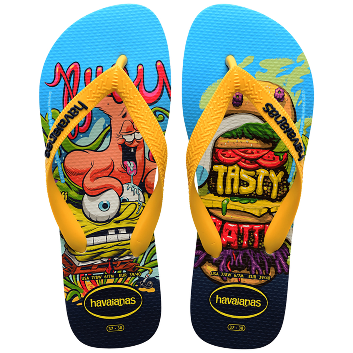 Havaianas Top Spongebob - Infradito Unisex Adulto | Gomma, Colore Giallo Citrus - Foto 11