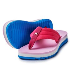 Chinelo Kenner Kyra Pro Comfy Feminino - Rosa e Azul