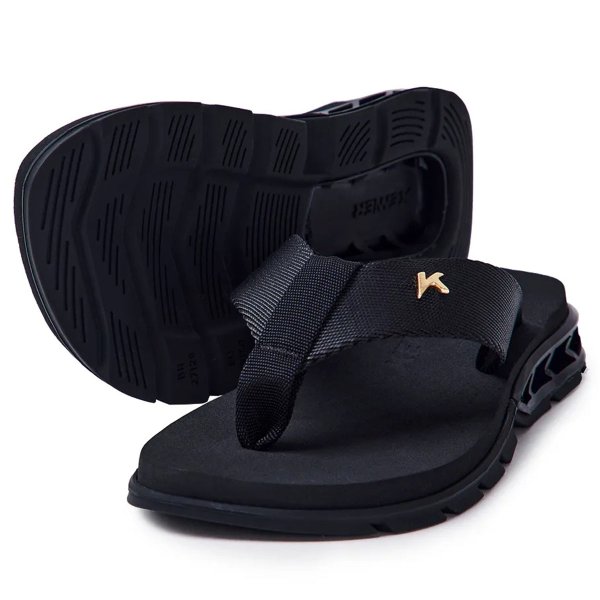 Chinelo Infantil Kenner Rakka Kids Preto - Compre Agora | Cabana Magazine