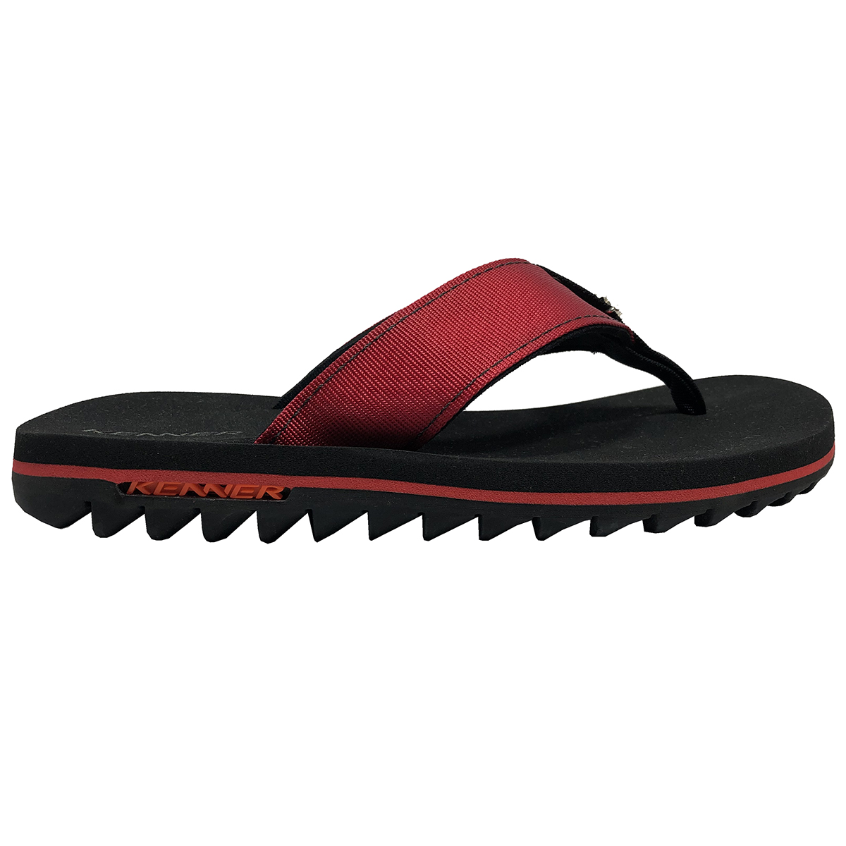 Sandalia Kenner Kivah Line Colors Hkk Masculina Preto E Vermelho Compre Agora Cabana Magazine
