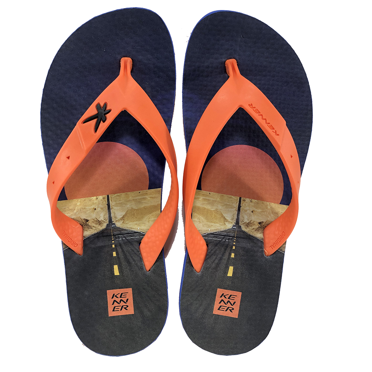chinelo kenner laranja
