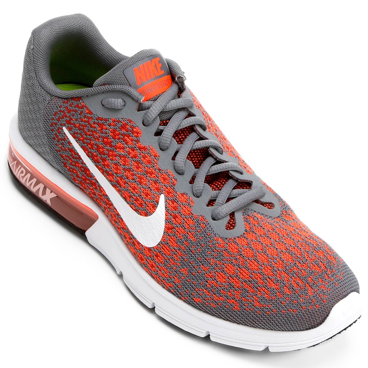 tenis air max laranja